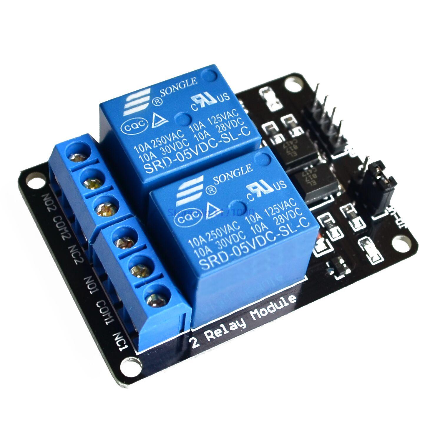 2 Channel 5V Relay Module Arduino Compatible